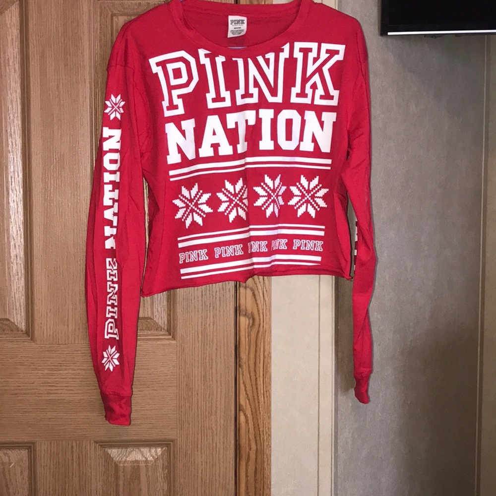VS pink nation long sleeve